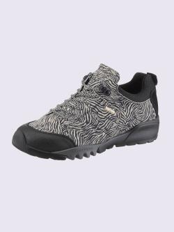 Chaussures à lacets largeur h*, noir à motifs, taille 5,5, Waldläufer - helline