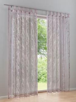 Rideaux 4 longueurs disponibles, Passants, violet clair uni, taille 145x140 cm, helline home - helline