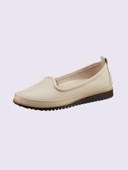 Trotteurs semelle intérieure amovible en cuir, couleur couleur ivoire, taille 37 - helline
