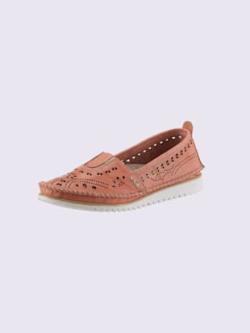 Trotteurs cuir nappa de vache, couleur rouge, taille 40 - helline
