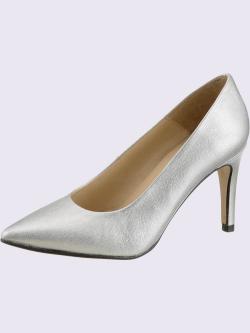 Escarpins de fabrication espagnole, couleur argent, taille 36 - helline