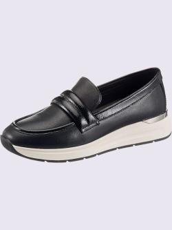 Trotteurs cuir nappa de chèvre, noir uni, taille 36 - helline