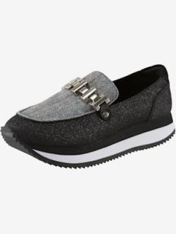 Trotteurs en textile, coleur noir-gris - HELLINE