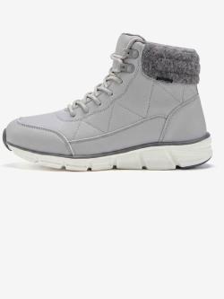 Bottines membrane thermorégulatrice comfortex imperméable, gris moyen uni, taille 39, LASCANA - helline