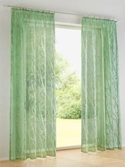 Rideaux 4 longueurs disponibles, Passants, vert moyen uni, taille 175x140 cm, helline home - helline