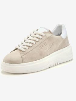 Baskets confortables avec semelle compensée tendance, couleur marron, taille 39, marque Elbsand - helline