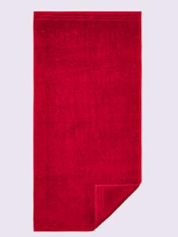 Serviette qualité luxe, coleur pourpre - HELLINE