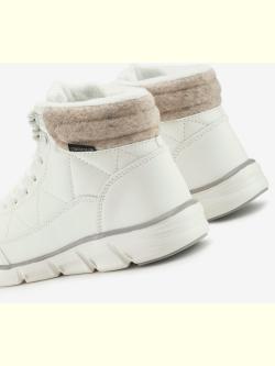 Bottines membrane thermorégulatrice comfortex imperméable, blanc uni, taille 41, LASCANA - helline