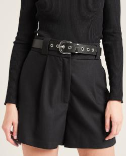 Ceinture œillets métalliques