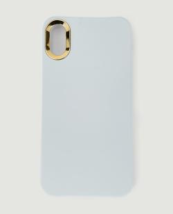 Coque iPhone contour doré