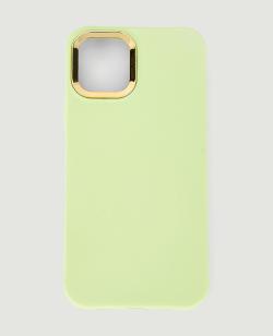 Coque iPhone contour doré