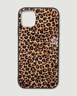 Coque iPhone en plastique rigide motif léopard