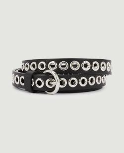 Ceinture double tour avec œillets métalliques