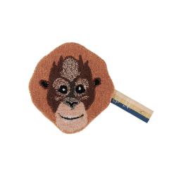 Mini tapis décoratif tête de orang-outan