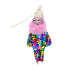 Suspension Père Noël disco
