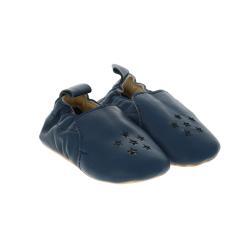 Chaussons bébé Starlette bleu pétrole 0-6 mois