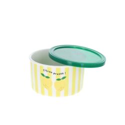 Boîte de conservation avec couvercle citrons