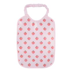 Bavoir imperméable élastique pommes roses - Dans mon jardin