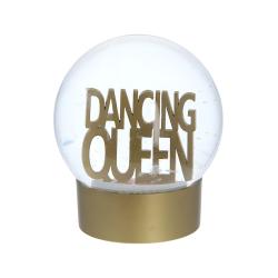 Boule à neige Dancing Queen dorée