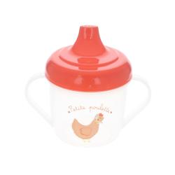 Tasse d'apprentissage poule - La petite poule rousse