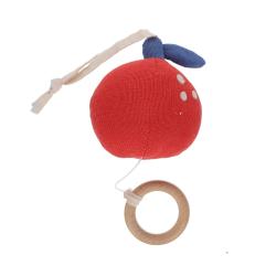 Peluche musicale pomme rouge - Petit déj
