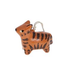 Suspension tigre en papier mâché - Tigre du Bengale