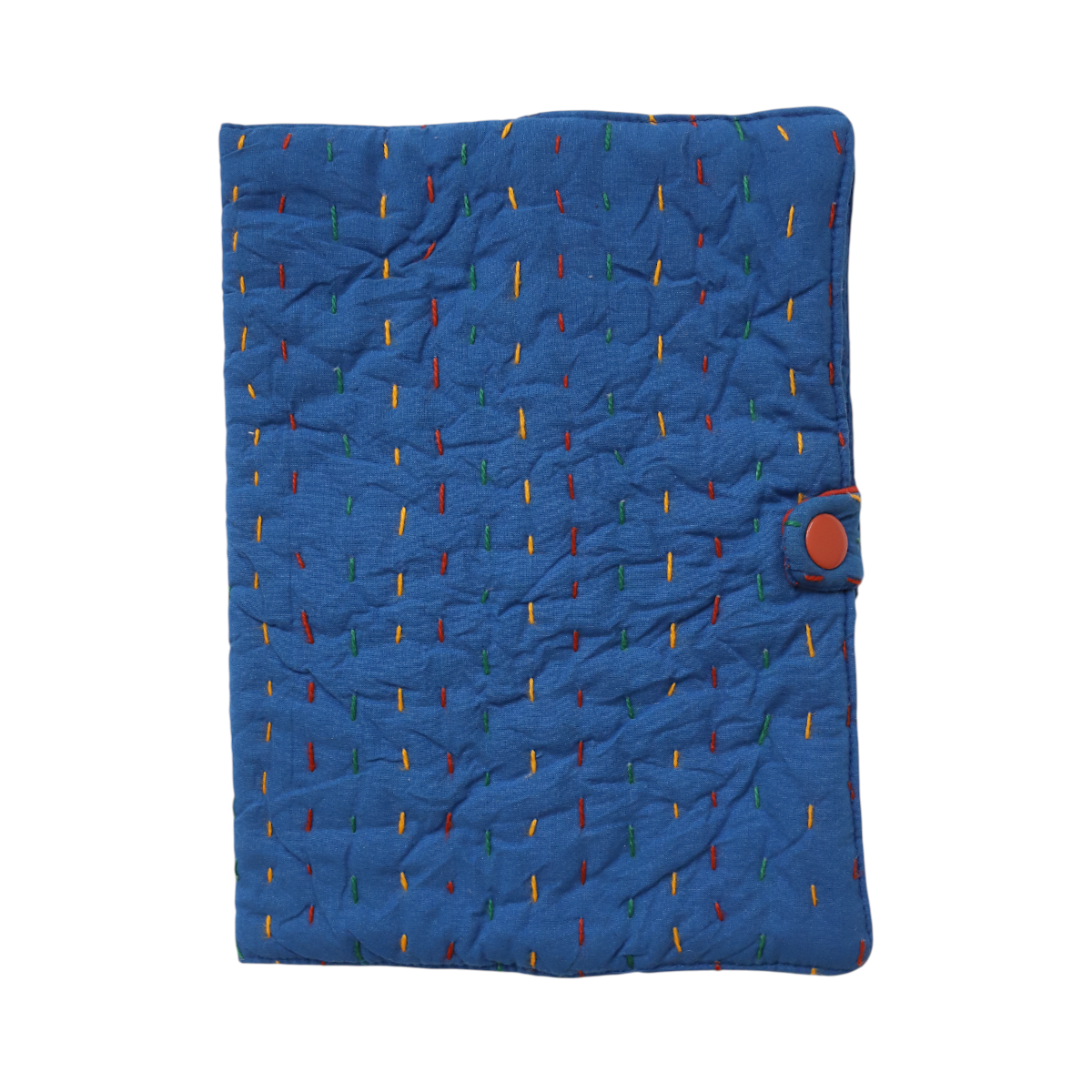 Protège carnet de santé en khanta bleu - La forêt