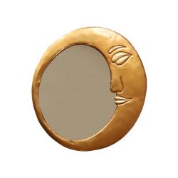 Miroir lune en laiton - La bonne aventure
