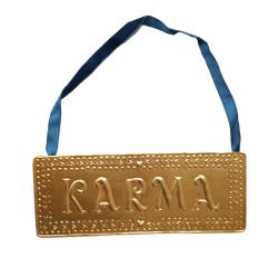 Plaque en laiton 