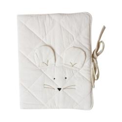 Protège carnet de santé écru - Petites Souris