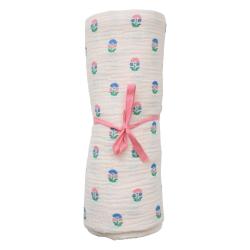 Lange fleurs bleues 120x120 cm - Joli Paon