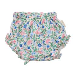 Bloomer fleuri bleu et rose 6-12 mois - Joli Paon