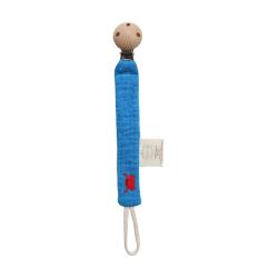 Attache-tétine bleu crabe - Petit Matelot