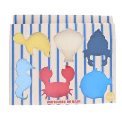 Lot de 6 ventouses de bain - Petit matelot