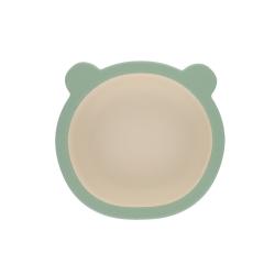 Bol en silicone bicolore vert - Petites Souris