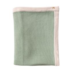 Couverture en coton vert - Petites Souris