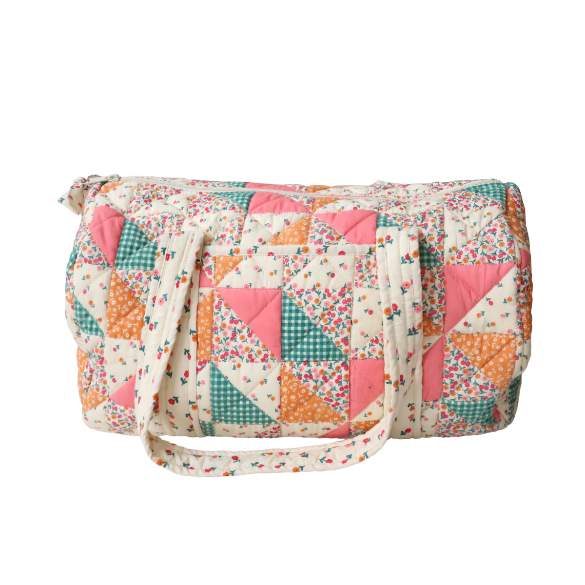 Sac à langer patchwork fleuri - Dans la ferme