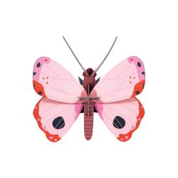 Trophée papillon rose