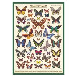 Affiche vintage Papillons