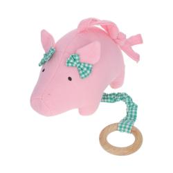 Peluche musicale cochon - Dans la ferme