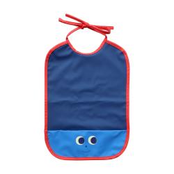 Bavoir imperméable bleu - Bip bip !