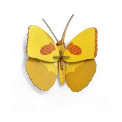 Trophée papillon jaune