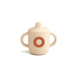 Tasse d'apprentissage en silicone lettre O