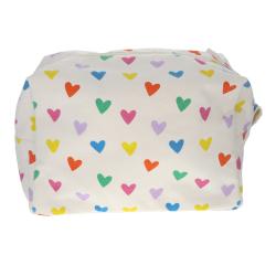 Grande trousse de toilette multicœurs