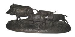 Bronze Laie suitée de 3 marcassins, MADE IN CHASSE - Equipements de chasse