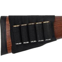 Cartouchière de crosse Ligne Verney-Carron 5 cartouches, MADE IN CHASSE - Equipements de chasse