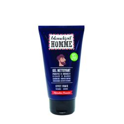 Gel Nettoyant Visage & Barbe - Purifie & Adoucit-150ml Blondépil Homme