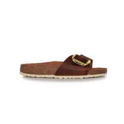 BIRKENSTOCK - BIRKENSTOCK - Madrid Big Buckle Camel Femme - CHAUSSMART