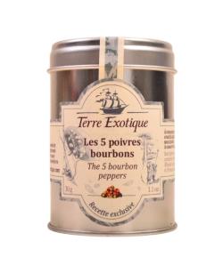 Les 5 poivres bourbons