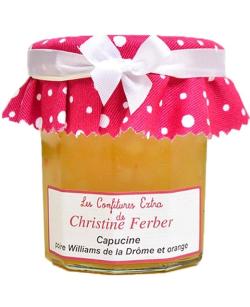 Confiture Capucine - poire Williams, orange